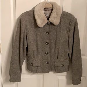Vintage wool cropped jacket
